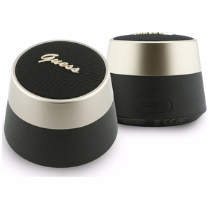 Guess 5 W Script Metal Logo Bluetooth-kaiutin, musta