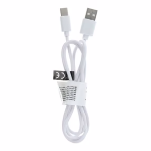 Cable USB A to Type C 2.0 C366 (long connector: 8mm) 1 m white