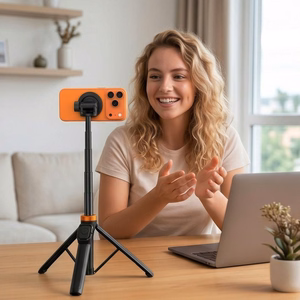 Tech-Protect L03S MagSafe Bluetooth-selfiekeppi-jalusta, musta