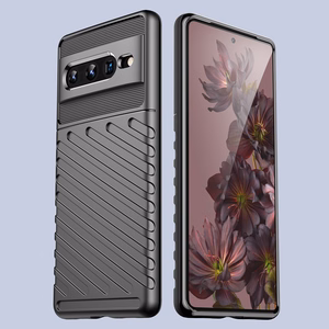 Thunder Case flexible armored cover for Google Pixel 7 Pro black