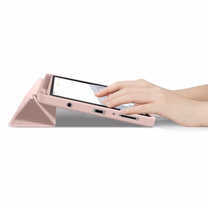 TechProtect SmartCase Pen case for Samsung Galaxy Tab A9 / A11 8.7 X110 / X115 / X133 / X135 - pink