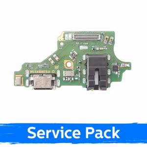 Charging Port Compatible With Huawei P20 Lite with Flex Silver (Service Pack)