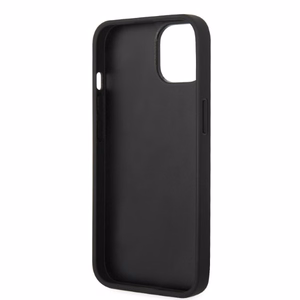 Karl Lagerfeld KLHCP14MG2CPS iPhone 14 Plus 6.7" hopeinen/hopeinen kovakuori Glitter Choupette Patch
