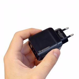 Charger Wozinsky "GaN" Black 20W (USB / USB-C)