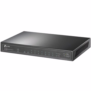 TP-Link TL-SG1210P pöytäkytkin 9-porttinen gigabiti, 8-porttinen PoE+, SFP