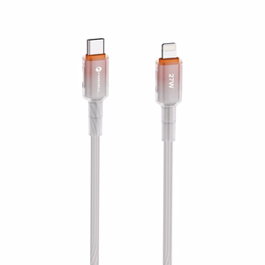 Kaapeli USB C - Lightning Forcell F-Energy PD 3A 27W Gradient 1 m C356 valkoinen