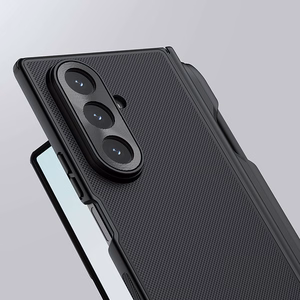 Nillkin Super Frosted Shield Fold magneettinen suojakuori Samsung Galaxy Z Fold 7, MagSafe-yhteensopiva - musta