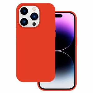 Tel Protect Silicone Premium Suojakuori iPhone 14 Pro Max:lle punainen