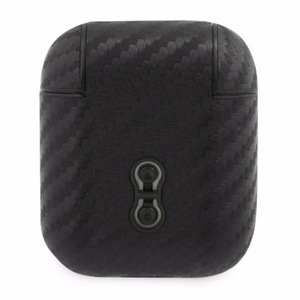 BMW PU Carbon M Collection -suojakuori AirPods 1/2 -malleille, musta