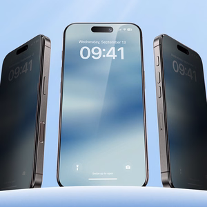 Benks Tempered glass Ultra Shield Privacy (FK66) for Iphone 16 Pro Max black (Thin Edge)