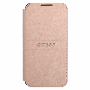 Guess GUBKS22MPSASBPI S22+ S906 vaaleanpunainen/vaaleanpunainen kirja Saffiano raidat raidat