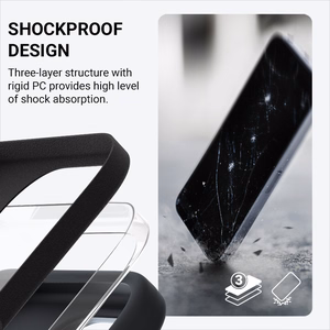 Crong Color Cover Magnetic MagSafe suojakuori iPhone 16 Pro Max -laitteelle, musta