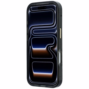 Karl Lagerfeld IML Signature Zebra Glitter MagSafe suojakuori mallille iPhone 17 Pro / 18 Pro – kullanvärinen