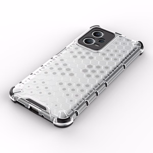 Honeycomb panssari hybridinen Suojakuori Xiaomi Redmi Note 12 5G / Poco X5 5G:lle musta