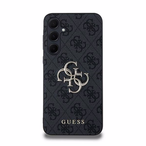 Guess 4G Big Metal Logo Suojakuori Samsung Galaxy A35:lle - musta