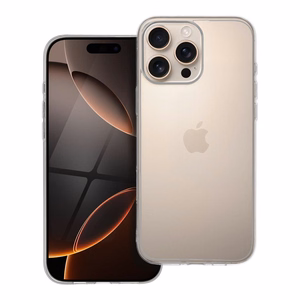 Läpinäkyvä 2 mm Suojakuori iPhone 16 PRO MAX:lle (kameransuoja)