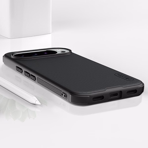 Nillkin Super Frosted Shield Pro Suojakuori Google Pixel 10/10 Pro:lle - Musta