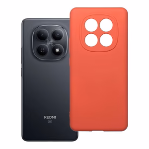 Silikoninen suojakuori persikka Xiaomi Redmi Note 15 4G:lle
