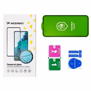 Wozinsky Full Cover Flexi Nano Glass Film karkaistu lasi kehyksellä Xiaomi Redmi 10 Musta