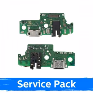 Latausportti, yhteensopiva Samsung A146 A14 5G, Flex / Plata (Service Pack)