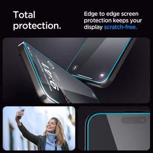 Spigen tempered glass GLAS.TR "EZ FIT" 2-pack for iPhone 15 Pro Max 6,7" clear