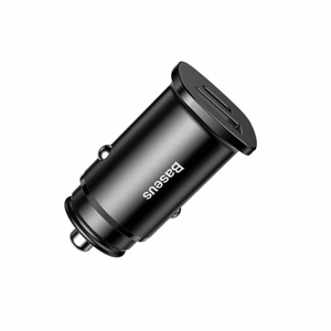 Baseus Square PPS älykäs autolaturi USB QC 4.0 ja USB-C PD 3.0 SCP -porteilla, musta (CCALL-AS01)