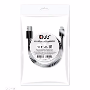 USB – Micro USB -kaapeli 1 m / U/U CAC-1408 CLUB3D