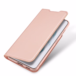 Dux Ducis Skin Pro Holster Cover Samsung Galaxy S22 + (S22 Plus) vaaleanpunainen