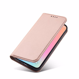 Magnet Card Suojakuori Samsung Galaxy S23:lle - läppäkuori lompakko jalusta vaaleanpunainen