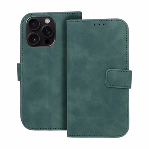Läppäsuojakuori iPhone 16 PRO:lle Tender Book vihreä