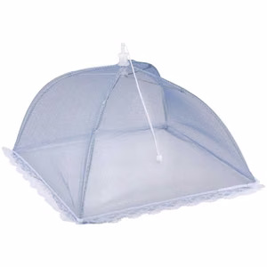 Alpina folding mesh food cover, 35 × 35 × 22 cm, blue