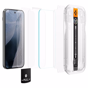 Spigen Glas.tR EZ Fit Pro AC 2-Pack -karkaistut suojalasit Google Pixel 11 / 11 Pro -puhelimille (2 kpl)