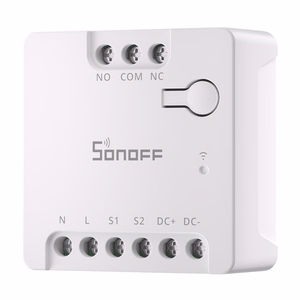 SONOFF MINI-D älykäs Wi-Fi Matter -kytkin (AC/DC 12-48V, potentiaalivapaa kosketin)