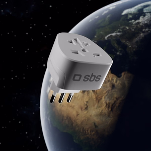 SBS IT Matkasovitin - Universaali - valkoinen