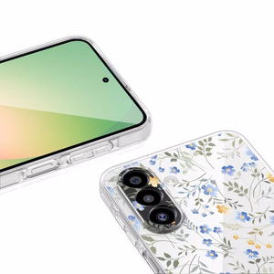 Tech-Protect FlexAir Suojakuori Samsung Galaxy A27 - Läpinäkyvä Kukkainen