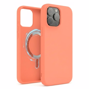 Phone Case "TM MagSafe Silicone" for iPhone 16 / Tangerine /