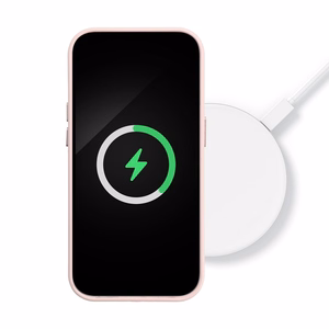 Nahkainen Mag Cover -suojakuori Samsung S25 PLUS:lle yhteensopiva MagSafen kanssa vaaleanpunainen