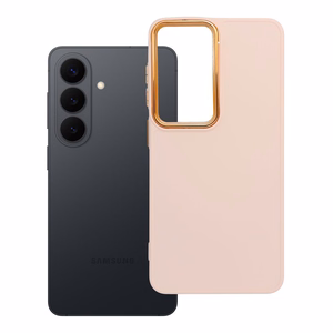 Suojakuori Samsung S26:lle Frame puuterinvaaleanpunainen