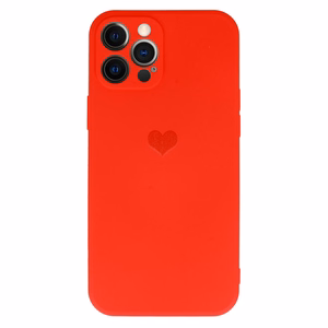 Vennus Silikoninen Heart Suojakuori iPhone 11 Pro:lle design 1 punainen