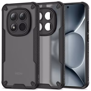 Tech-Protect Rugged Shield Suojakuori Xiaomi Poco M8 Pro / Xiaomi Redmi Note 15 Pro+ 5G:lle - Musta