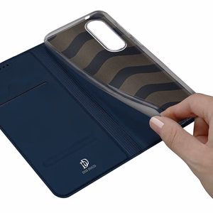 Dux Ducis SKIN PRO lompakkosuojakuori Samsung S25 Edge sininen