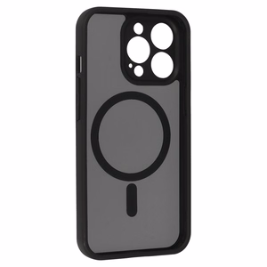 Full Matte Mag Cover iPhone 13 Pro:lle musta