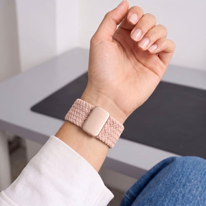 Tech-Protect NylonMag Hihna Apple Watch 4/5/6/7/8/9/SE/Ultra 1/2 (42/44/45/49 mm) tommuinen roosa
