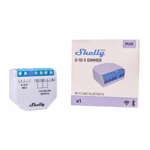 Shelly Plus 0-10V valaistuksen himmennin, WiFi/Bluetooth