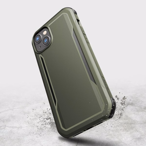 Raptic X-Doria Fort Case iPhone 14 Plus MagSafe panssaroitu suojus vihreä