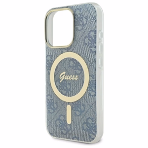 Guess IML 4G MagSafe Suojakuori iPhone 16 Pro:lle - sininen