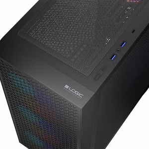 Logic DART PRO ARGB MIDI USB-C -tietokonerunko, musta