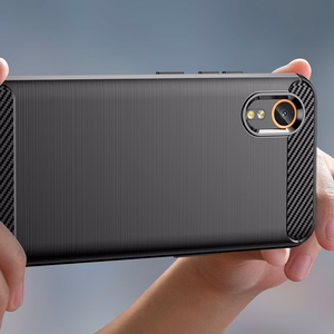 Tech-Protect TPUCarbon Suojakuori Samsung Galaxy XCover 7:lle - musta