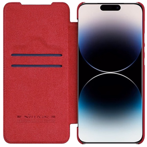 Case Nillkin Qin Pro Leather Apple iPhone 14 Pro Max red