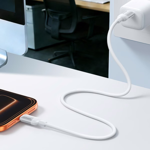Joyroom S-A62 Lively Series 60W USB-C - USB-C kaapeli 1.2m - valkoinen